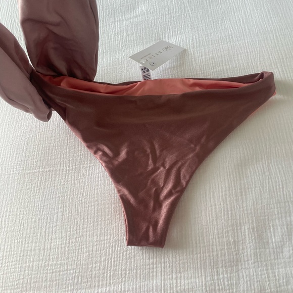 NWT REINA Bikini Swimsuit Rose Pink Large - Picture 6 of 13